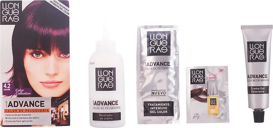 Ngjyrë për flokë Llongueras Color Advance 4.2 Bourgogne unisex