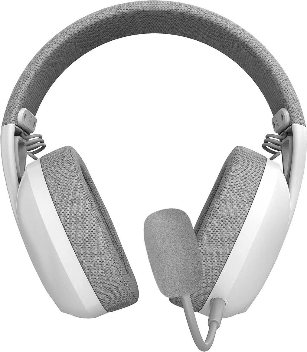 Kufje gaming Rampage CRACKH11, 7.1, wireless, të bardha