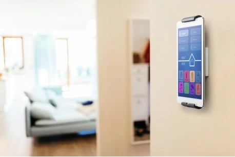 Mbajtës muri për tablet Durable 893323, rrotullim 360°, 7-13 inç, argjend