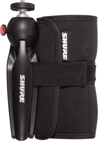 Mikrofon tavoline SHURE MV88+ VIDEO KIT, me tripod, i zi