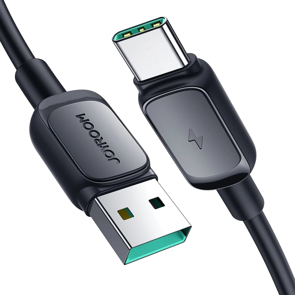 Kabllo Joyroom Multi-Color Series A14, USB-A / USB-C, 1.2m, 3A, e zezë