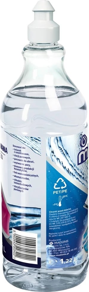 Ujë i demineralizum MADONIS Mill Clean 1.22L