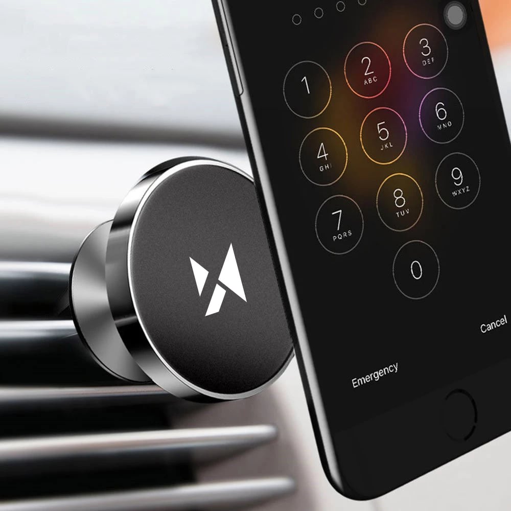 Mbajtës magnetik për veturë Wozinsky WMH-04, për grilë, i zi