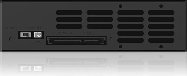 Kasë ICY BOX IB-158SK-B, 3.5" SATA, 5.25" bay, alumini, e zezë