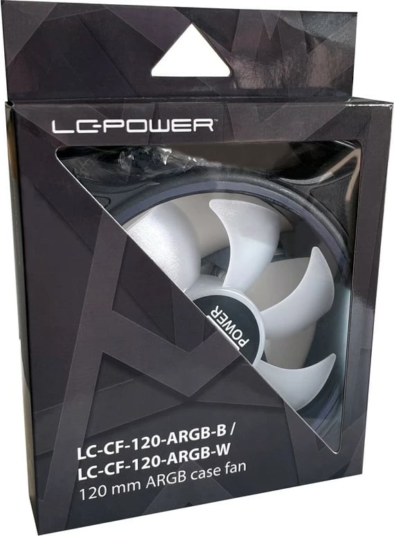 Ventilator kase LC-Power LC-CF-120-ARGB-B, 12 cm, ARGB, i zi