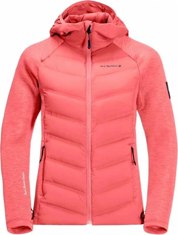 Jakne Jack Wolfskin për femra, portokalli