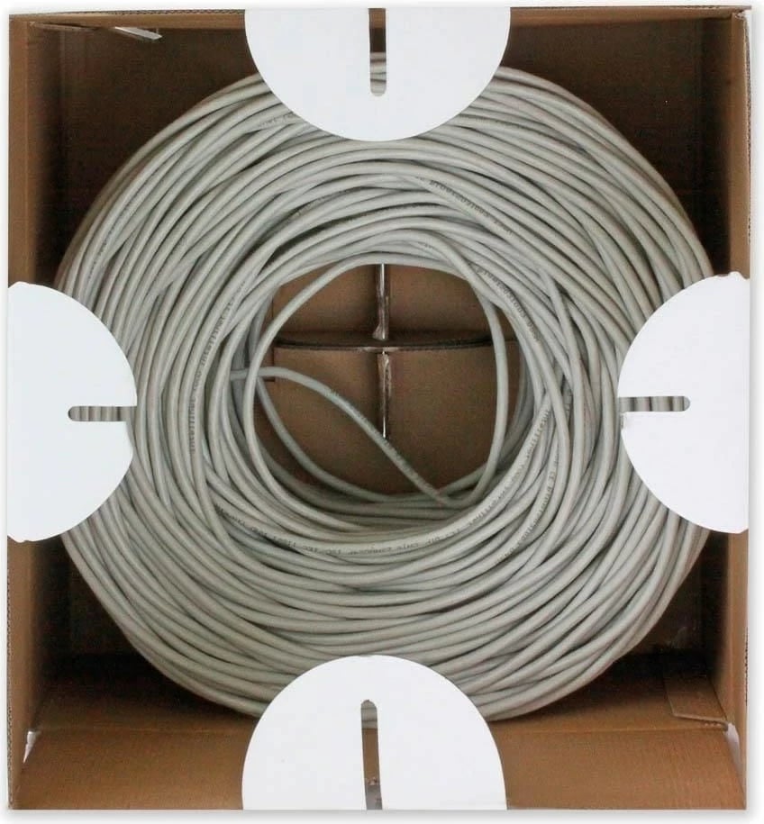 Kabëll rrjeti TECHly ITP8-FLU-0305, Cat5e U/UTP, 305 m, Gri