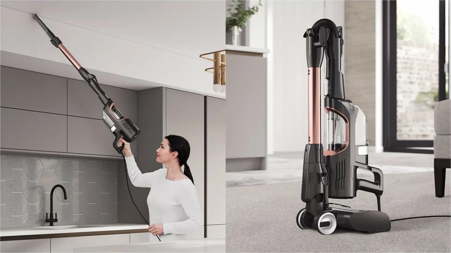 Fshesë elektrike Shark HZ500EU, 450W, 0.300L, e zezë-roze