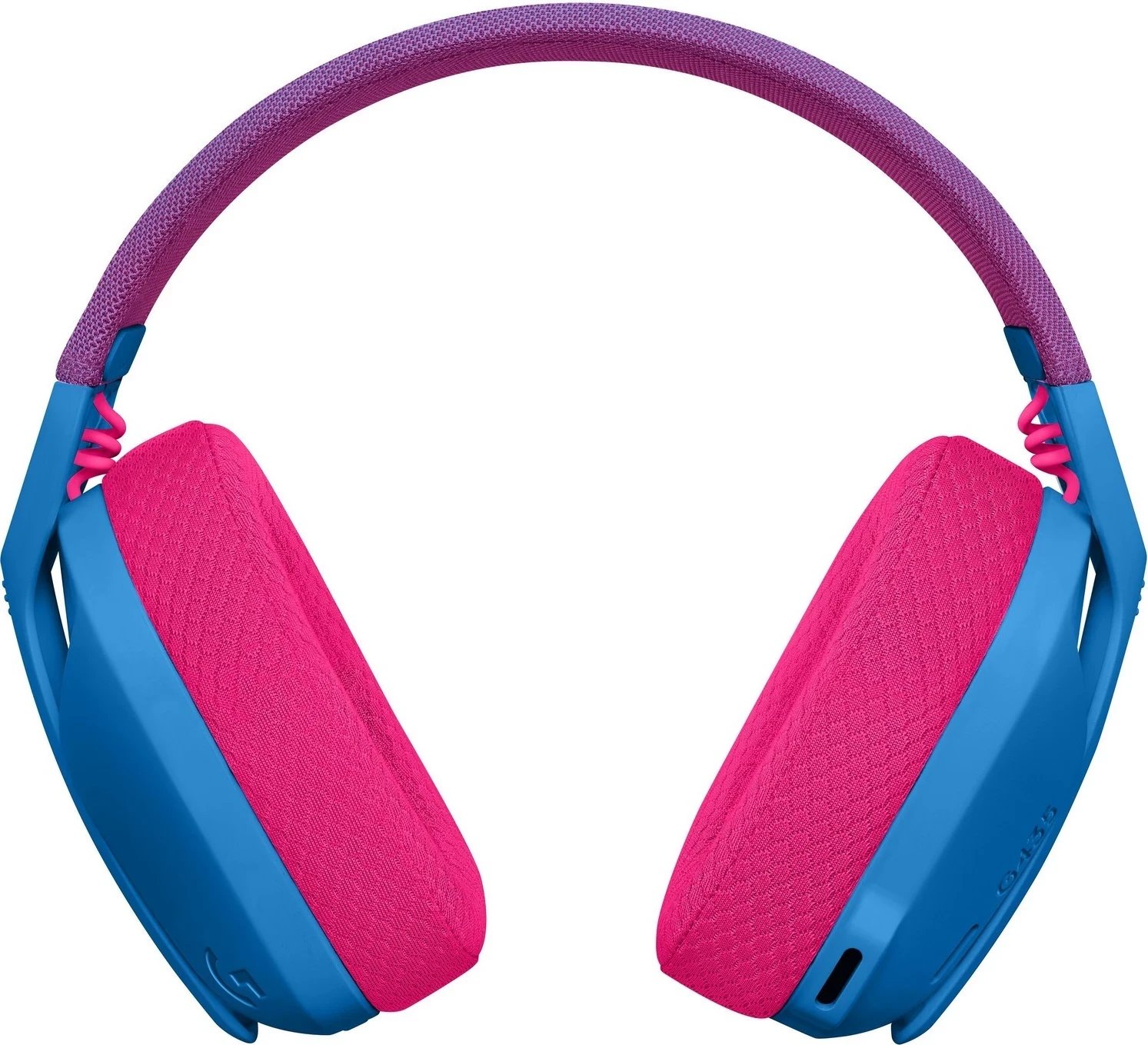 Kufje gaming Logitech G435, wireless, Bluetooth, radio, blue-pink