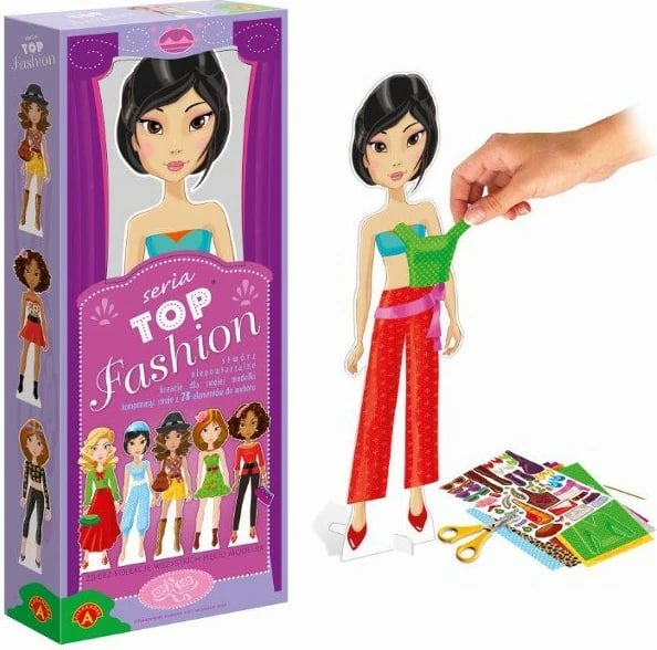 Set kreativ Alexander Top Fashion Model II për vajza, shumëngjyrësh