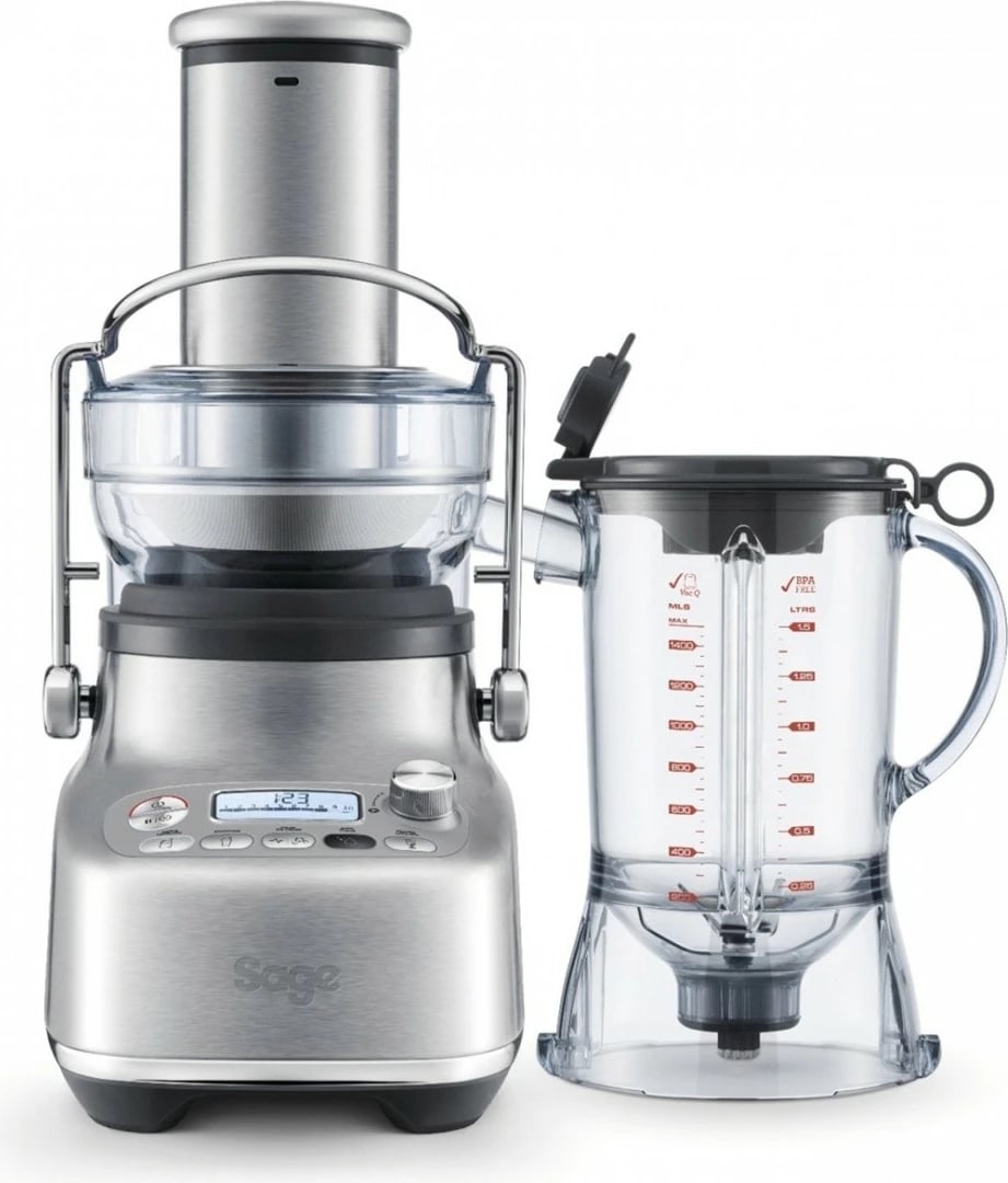 Blender me funksion shtrydhës, Sage SJB815BSS, 1.5 L 1350 W, 10 shpejtësi, çelik i furçuar