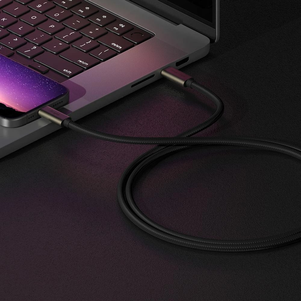Kabllo USB-C Ringke 3.2 Gen, 200cm, 240W, e zezë