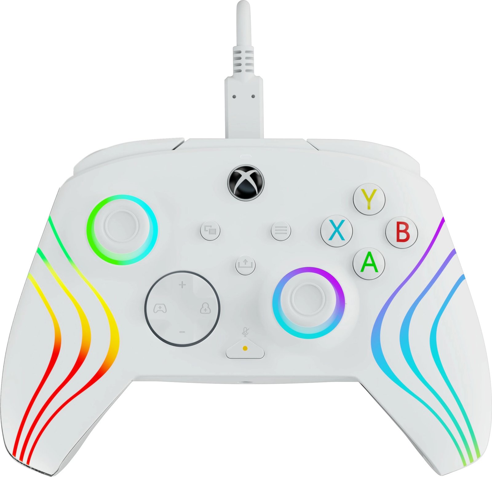 Gamepad PDP Afterglow Wave, Xbox Series X|S, PC, i bardhë Gamepad PDP Afterglow Wave, Xbox Series X|S, PC, i bardhë