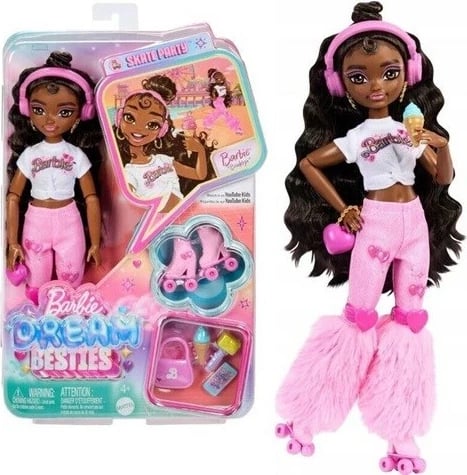 Lodër Barbie DreamBesties Brooklyn me rrota, MATTEL, JFX97