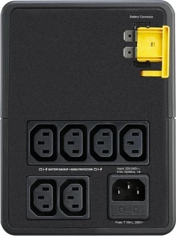Kasë UPS APC BVX1200LI, 1200VA, 650W, 6 dalje IEC, e zezë