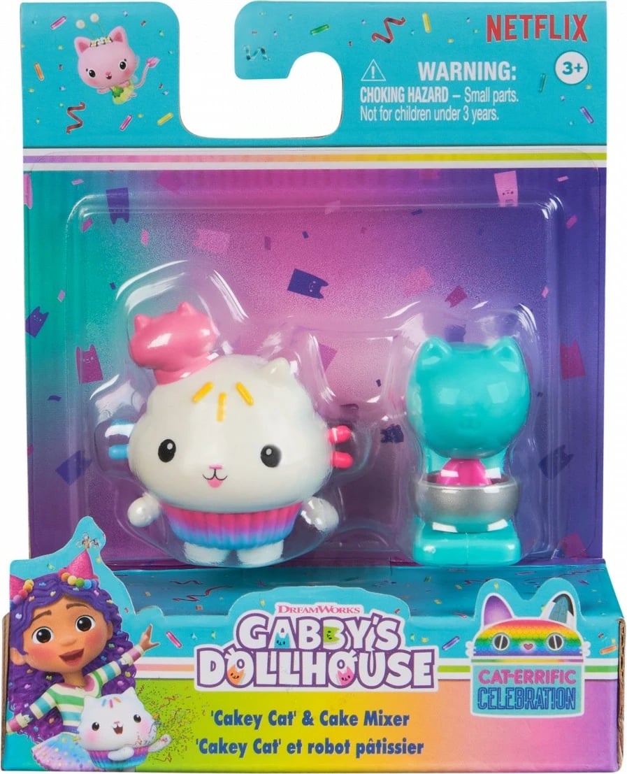 Set figurina Gabby's Dollhouse Spin Master 6071670, plastikë, për fëmijë, shumëngjyrëshe, 2 copë