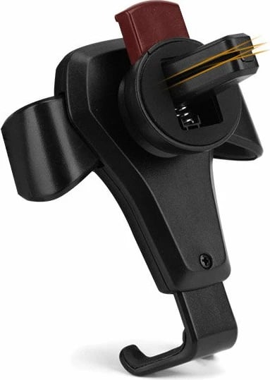 Mbajtës telefoni për veturë Hurtel H01, për grilë ventilimi, i zi