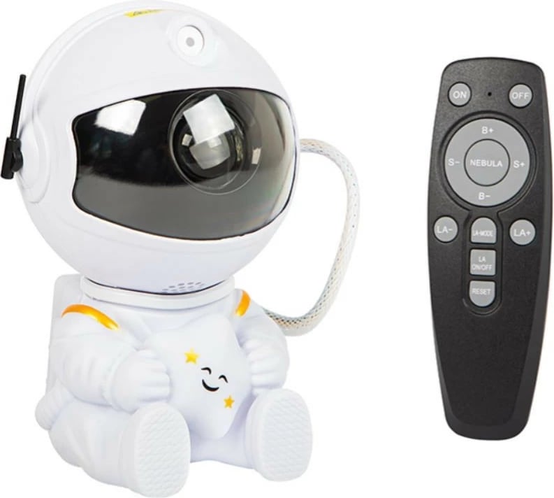 Llambë nate LED BLOW Astronaut Projector, e bardhë, me telekomandë