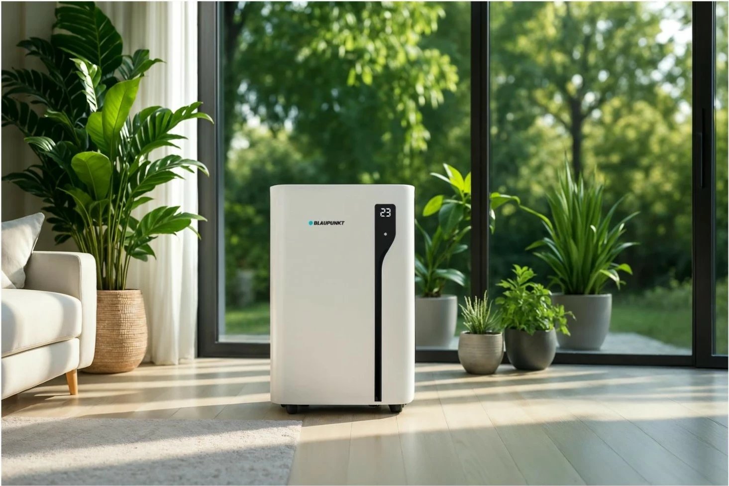 Kondicioner portabil Blaupunkt ACP412, 35m², Wi-Fi, i bardhë