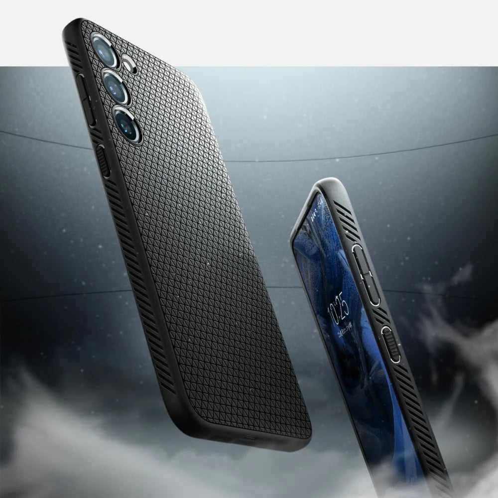 Mbështjellës Spigen Liquid Air për Samsung Galaxy S23, Matte Black