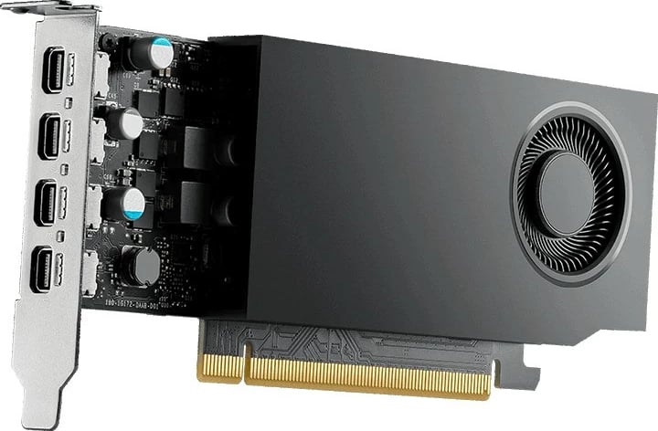 Kartelë grafike PNY Quadro RTX A400 4GB GDDR6 low profile e zezë