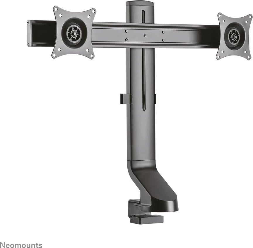 Mbajtës tavoline Neomounts FPMA-D860DBLACK, 2 ekrane, 27", i zi