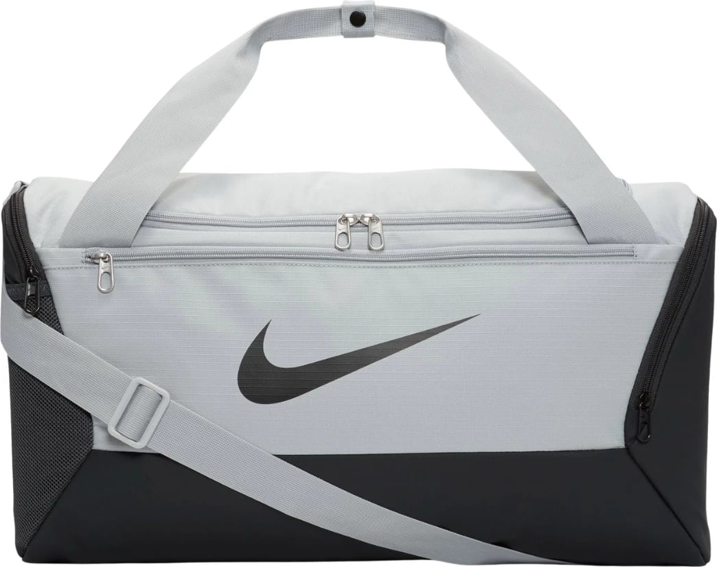 Çantë sportive Nike unisex, gri-e zezë