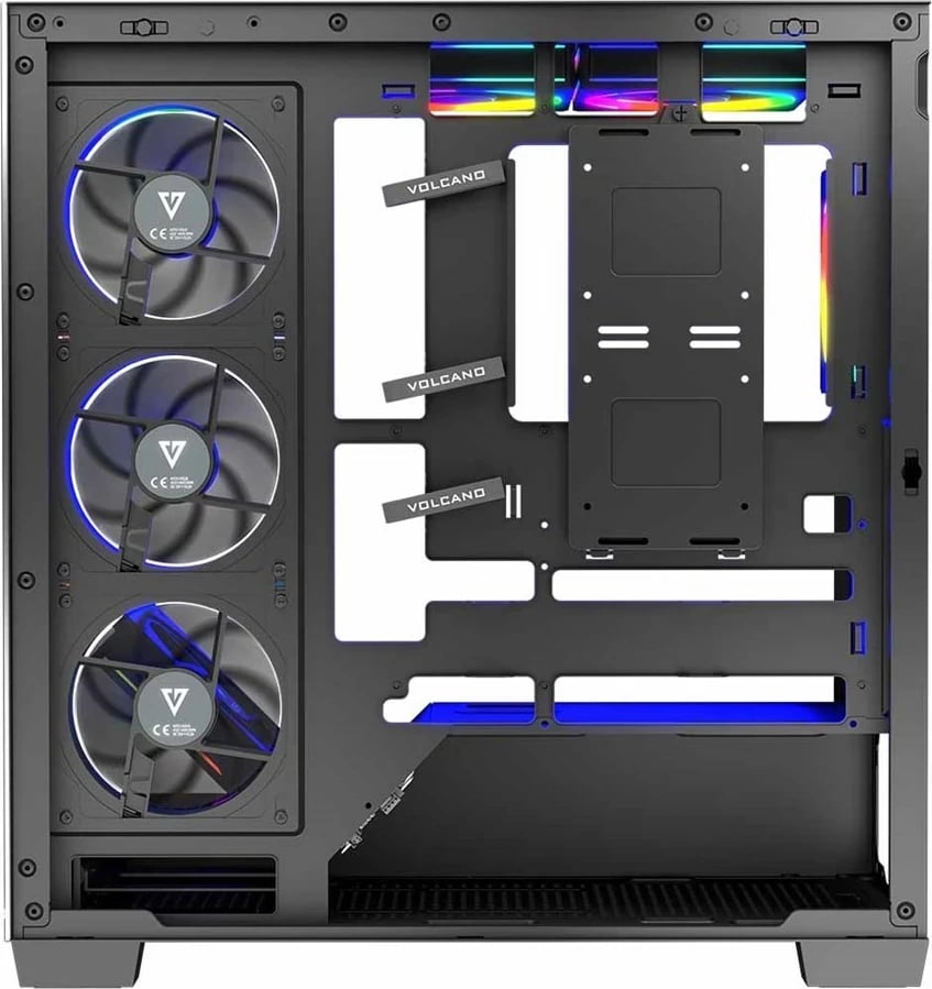 Kasë MODECOM Volcano Stellar ARGB MIDI, e zezë