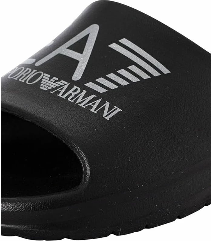 Flip-flop për meshkuj Emporio Armani, të zeza