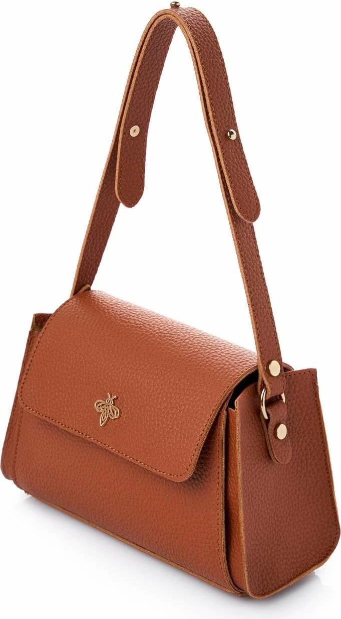 Çantë krahu Lucky Bees, Diana, ngjyrë kafe e hapur