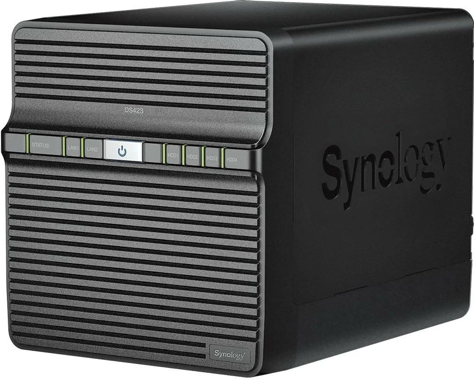 NAS Synology DS423+ 2x HAT3300-6T, 12TB, e zezë