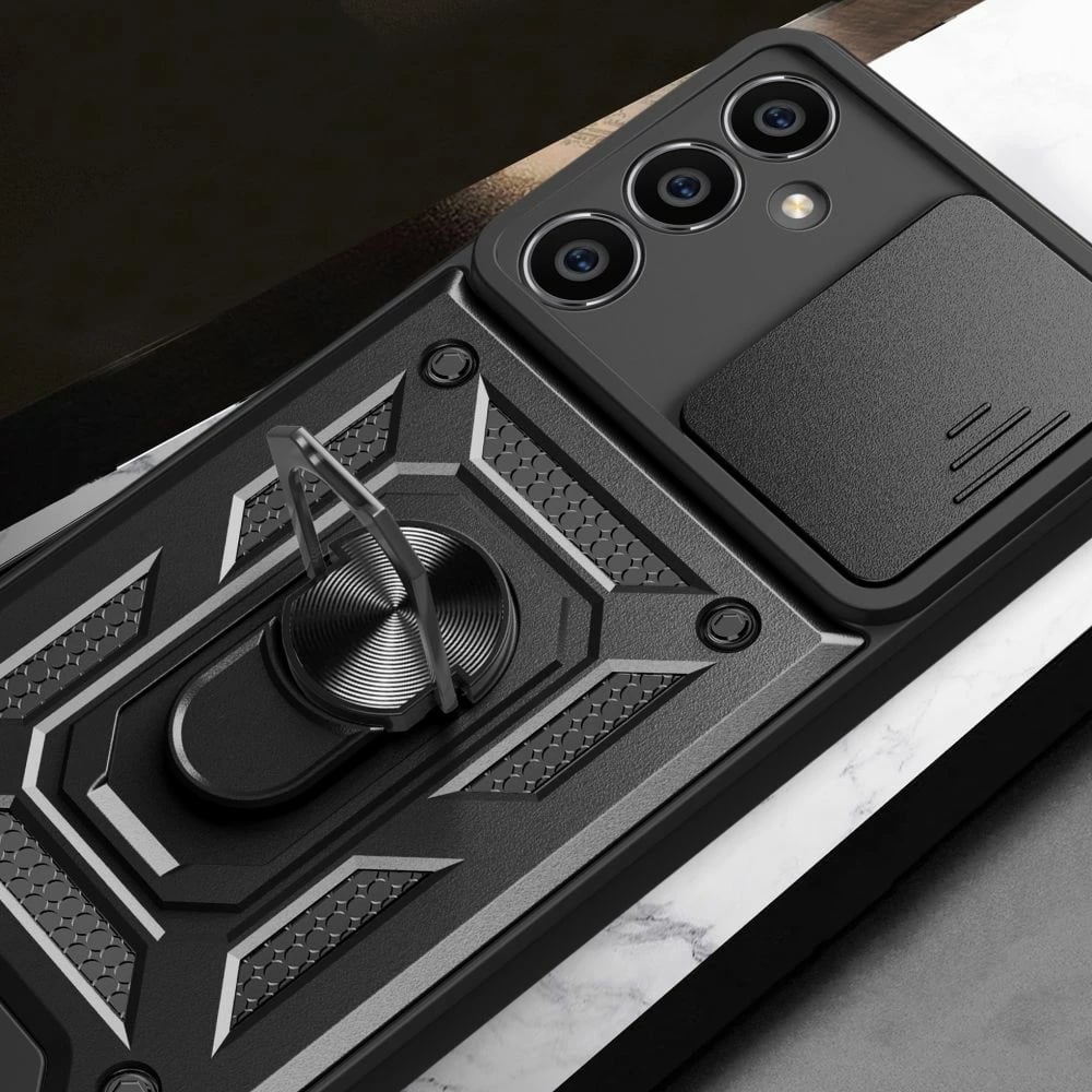 Mbështjellës Tech-Protect CamShield Pro për Samsung Galaxy S23 FE, i zi