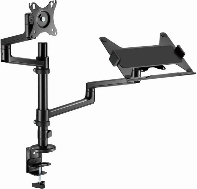 Mbajtëse tavoline Gembird MA-DA-04 për monitor deri 27" dhe laptop deri 17.3", e zezë