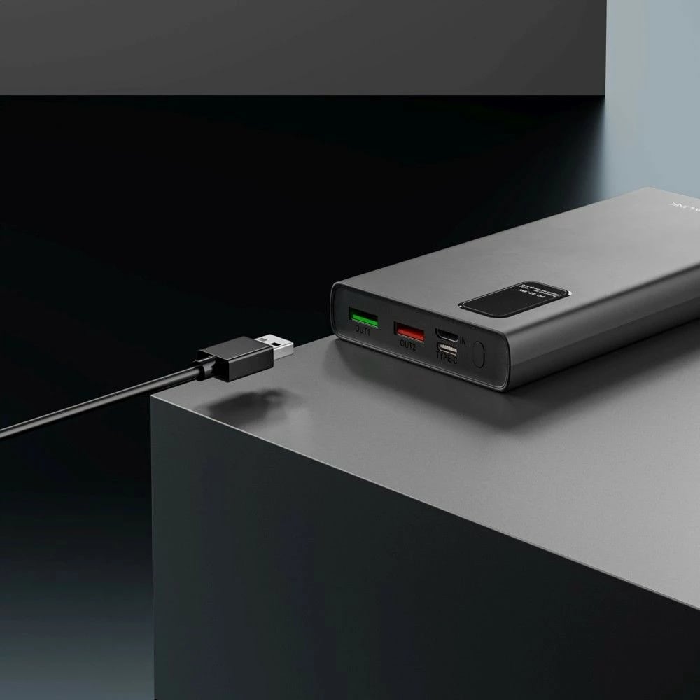 Powerbank Extralink EPB-067B, 10000 mAh, 22.5W Fast Charge, i zi