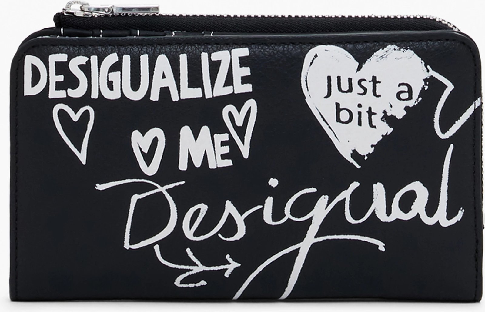 Portofol femra DESIGUAL SESHAT EMMA WALLET, e zezë