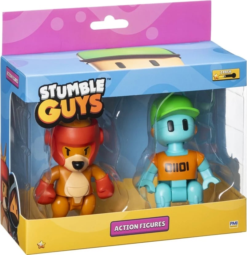 Figura aksioni Stumble Guys, P.M.I. Kids World, 11.5cm, 2 pako