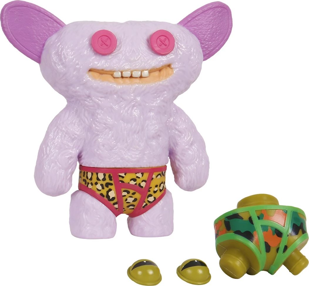 Figurë koleksionuese Fuggler P.M.I. Kids World Grin Grin Purple, 11.5 cm, me 3 aksesorë