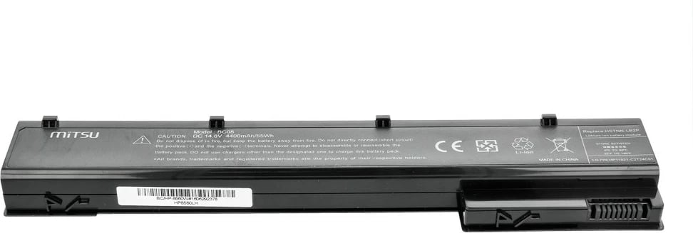 Bateri Mitsu për HP EliteBook 8560w/8760w/8770w, 4400 mAh, Li-ion, E zezë