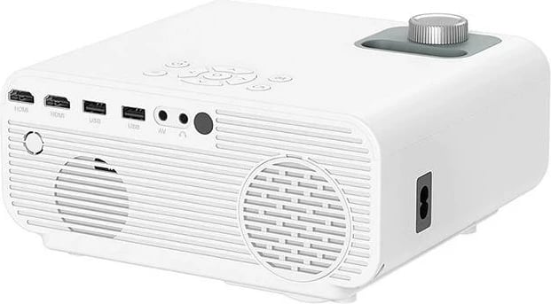 Projektor LED BlitzWolf BW-V5, 1080p, HDMI, USB, AV, i bardhë