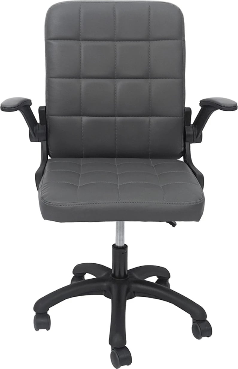 Karrige zyre PORTIMA FH1197.03, ngjyrë gri, PVC, kornizë dhe bazë najloni, 69x53x98H cm
