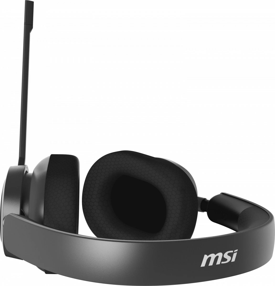 Kufje MSI Maestro 300 me mikrofon, për gaming dhe muzikë, USB-C, të zeza