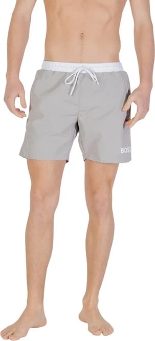 Kostum Boss meshkuj, gri