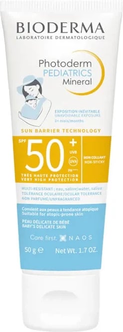 Krem mbrojtës dielli për fëmijë Bioderma Photoderm Kids Mineral SPF50, 50g