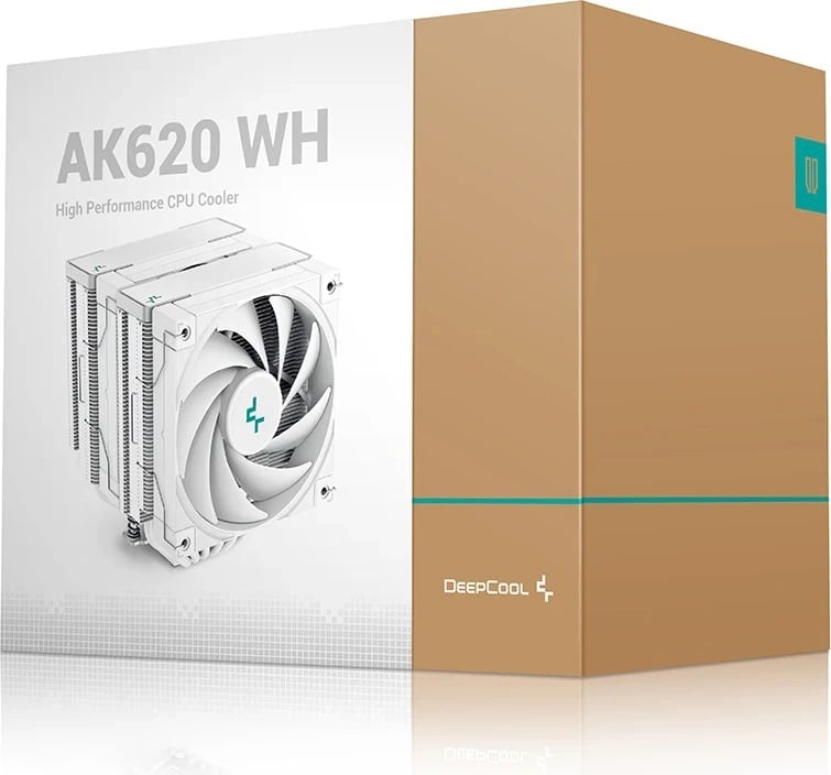 Ftohësi procesori DeepCool AK620 WH, 12 cm, i bardhë