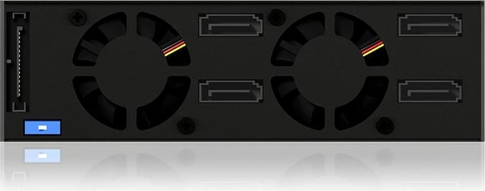 Kasë ICY BOX IB-2240SSK, 4x2.5" SATA/SAS, Hot-swap, Alumini, e zezë