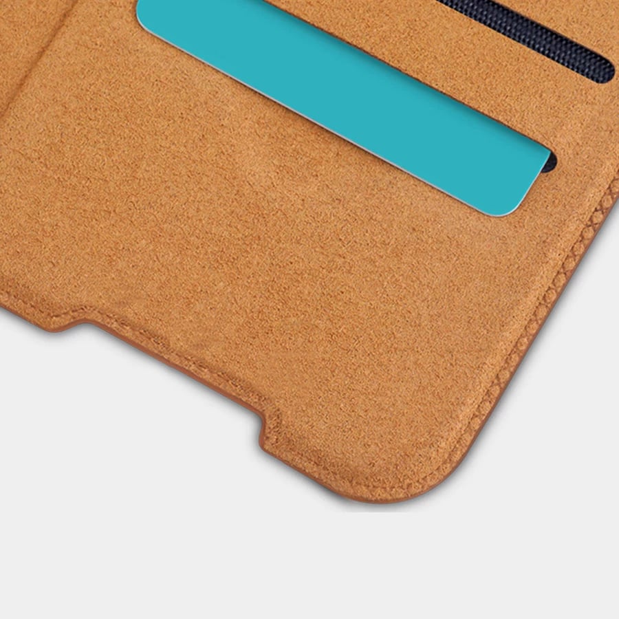 Mbështjellës Nillkin Qin Case për Xiaomi Redmi Note 11T 5G / Note 11S 5G / Note 11 5G (China) / Poco M4 Pro 5G, kafe Mbështjellës Nillkin Qin Case për Xiaomi Redmi Note 11T 5G / Note 11S 5G / Note 11 5G (China) / Poco M4 Pro 5G, kafe