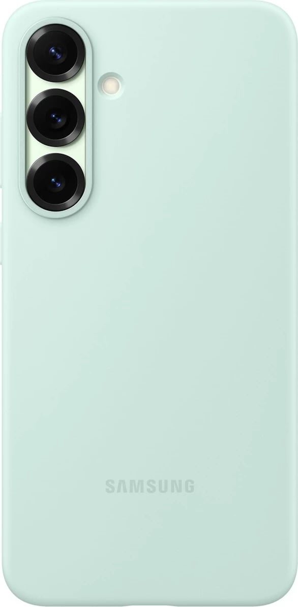 Mbështjellës Samsung Galaxy S25+, silikon, ngjyrë mint