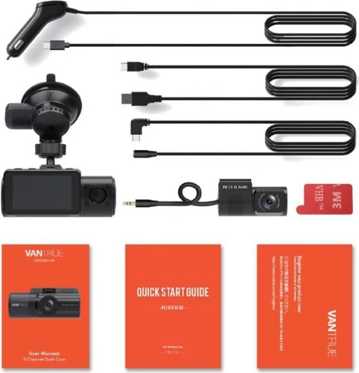 Regjistruesi i videos Vantrue N4 2.5K 3ch