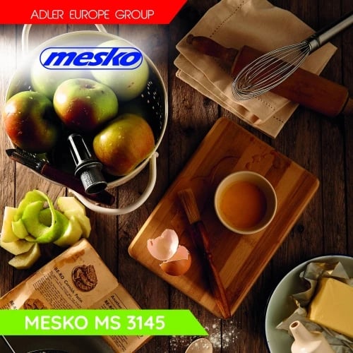 Peshore kuzhine, Adler MS 3145, 5kg/5000ml, ndarje 1g, ekran LCD me ndriçim, gri