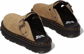 Papuqe Dr. Martens femra, beige